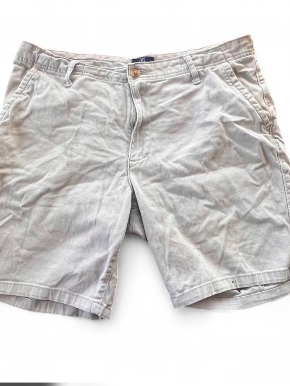 George Men's Casual Chino Shorts - Light Gray